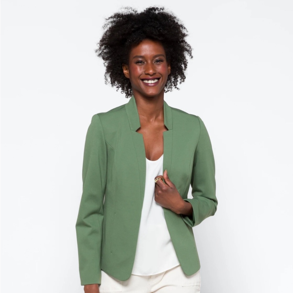 41 Hawthorn Stella Notched Collar Ponte Blazer